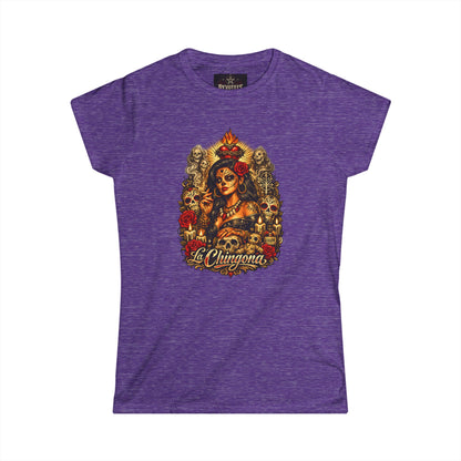 T-Shirt — La Chingona Day of the Dead Sugar Skull Tee