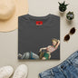 Banksy Pin-Up Cowgirl T-Shirt — Retro Pinup Girl Riding Soda Can Vintage Tee