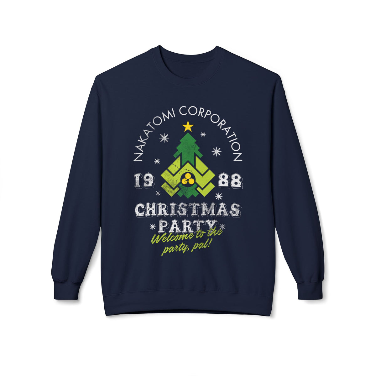 Die Hard 'Nakatomi Corporation 1988' Holiday Crewneck Christmas Party Sweatshirt