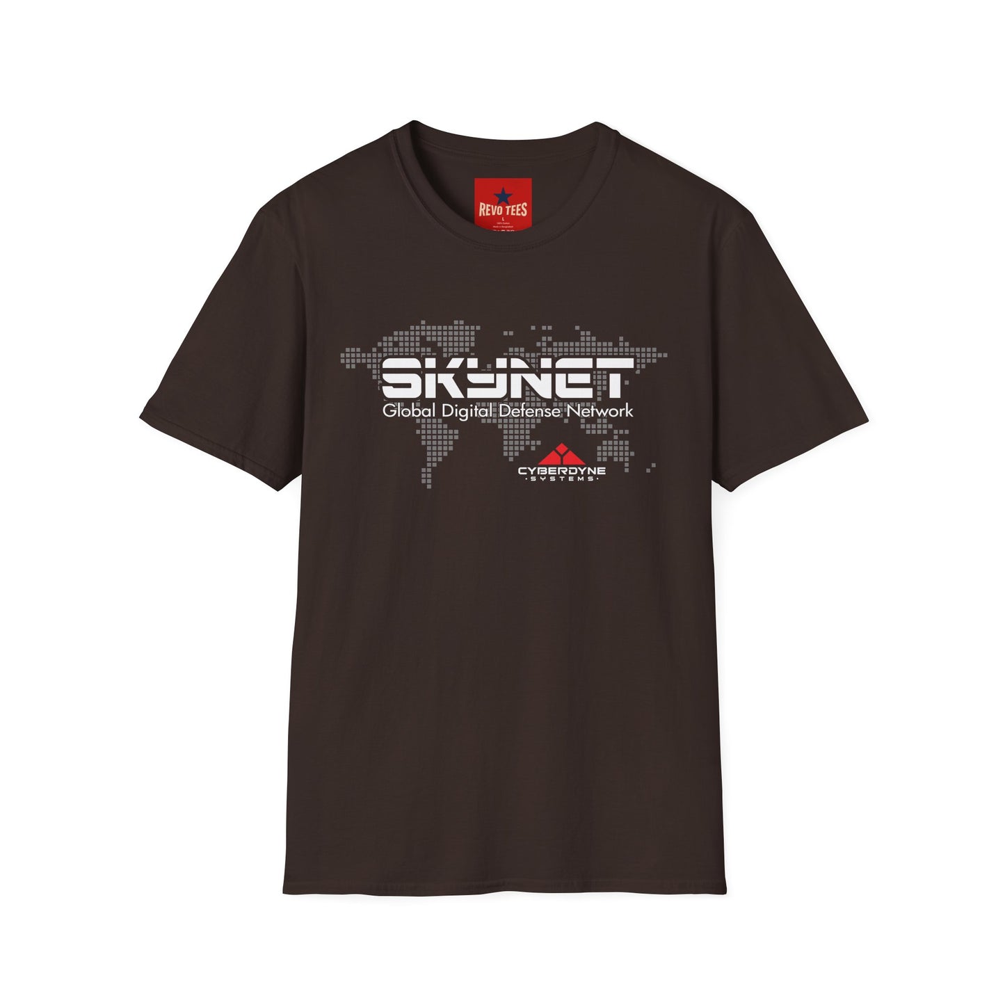 Terminator Skynet Global Digital Defense Network T-Shirt — Cybersecurity Futuristic Tech Tee
