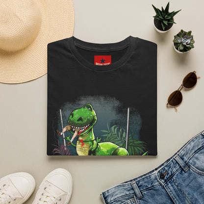 T-Rex Graphic T-Shirt – Cute Green Dinosaur Design