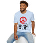 Banksy Peace Symbol Graffiti T-Shirt – Red Drip Street Art Tee