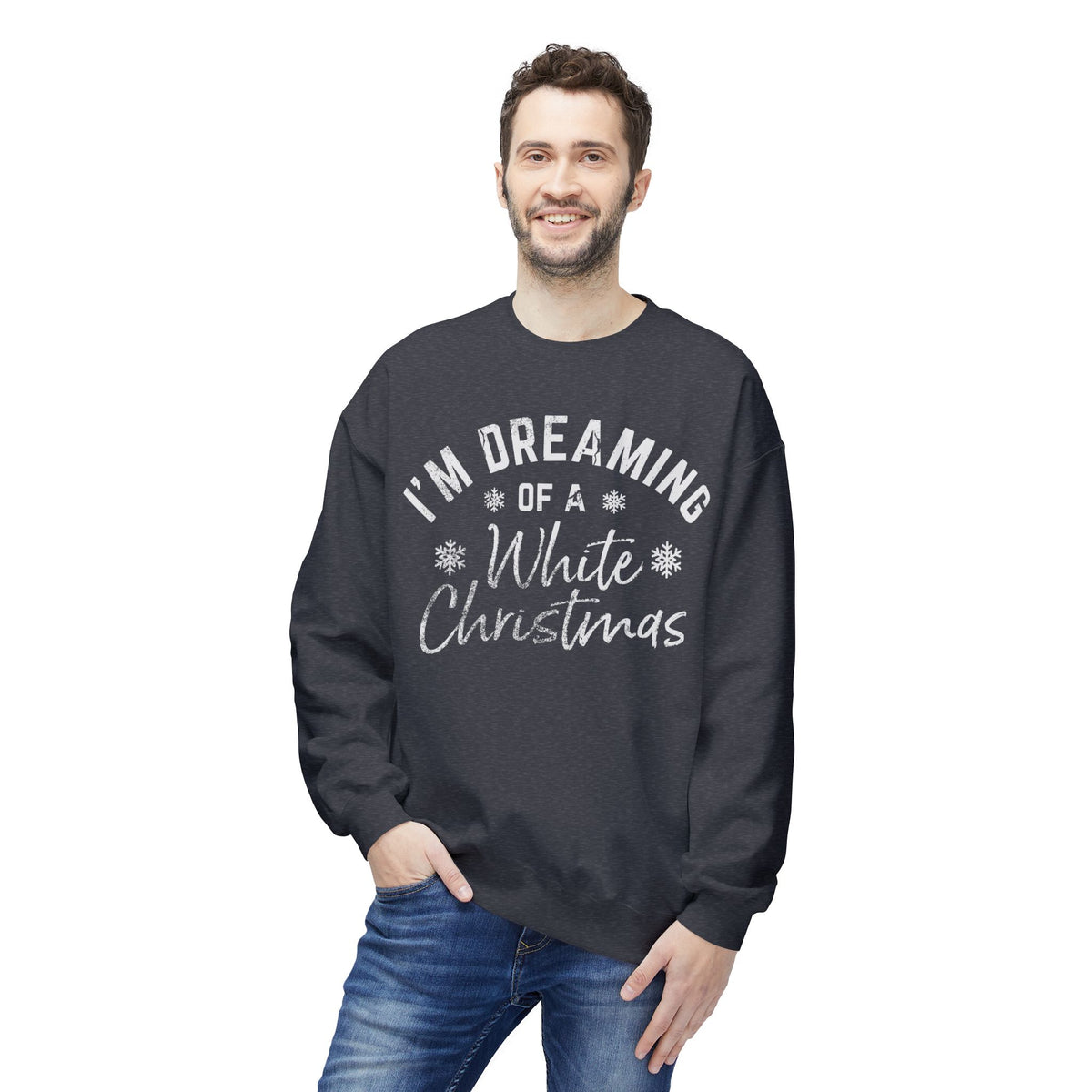 I'm Dreaming of a White Christmas - Lyrics on a Sweatshirt