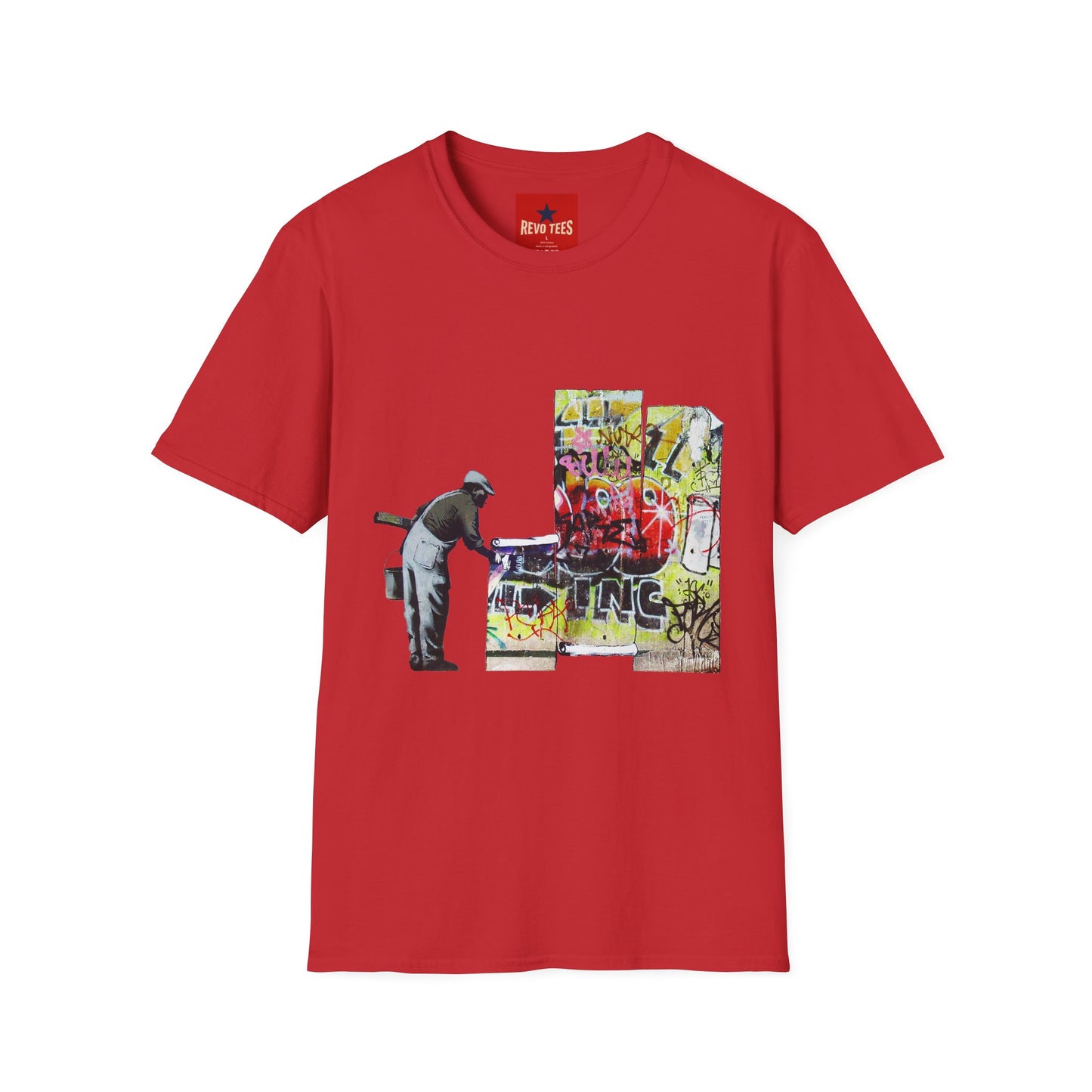 Banksy Graffiti Cleaner T-Shirt — Urban Street Art Tee