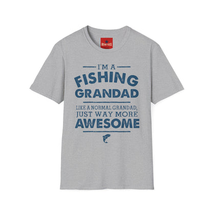 Fishing Grandad T-Shirt — "I'm a Fishing Grandad" Graphic Tee for Proud Grandpa, Father’s Day Gift