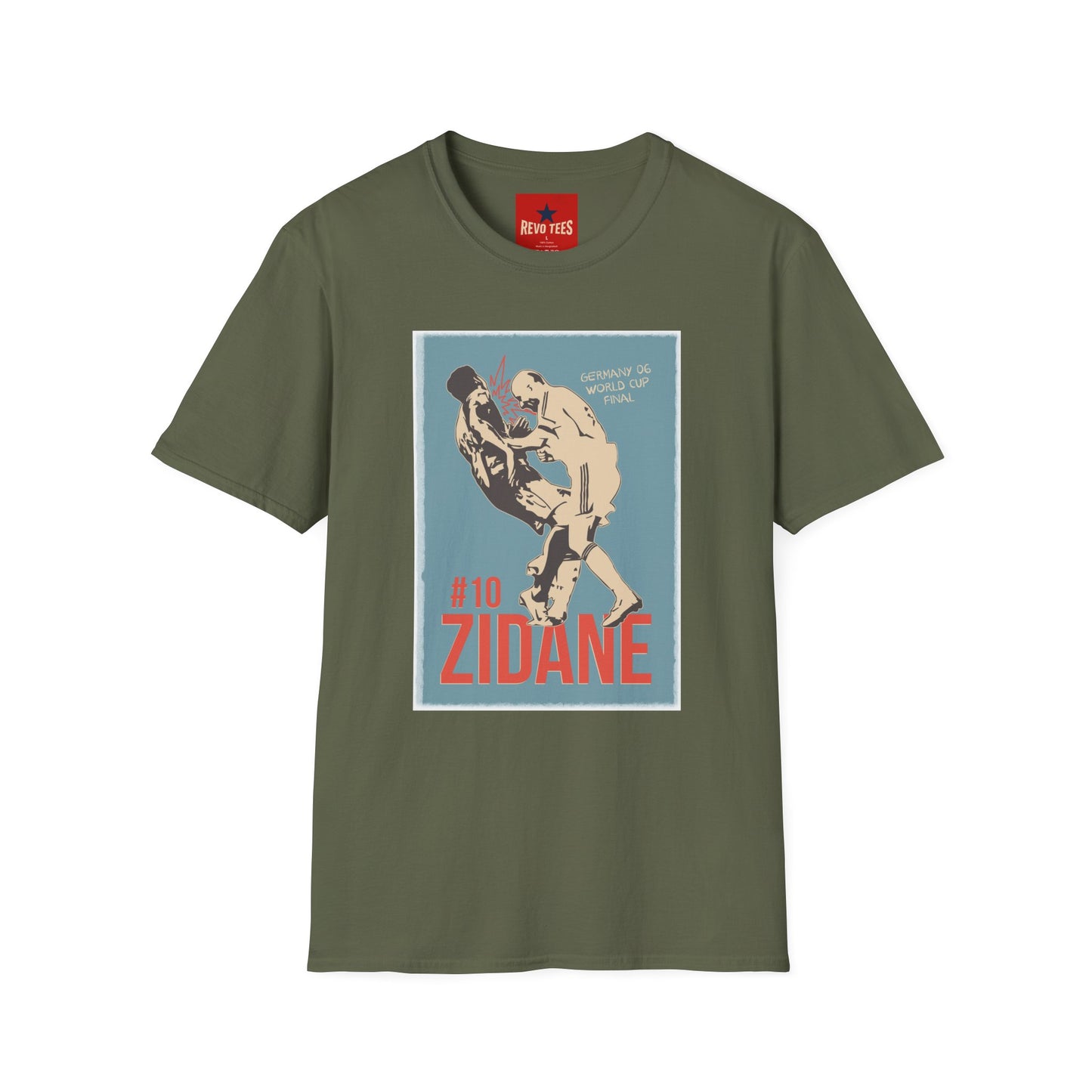 World Cup 2026 - France Headbutt Soccer T-Shirt — 2006 World Cup Retro Football Tee