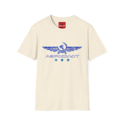 Vintage Aeroflot Logo T-Shirt — Retro Soviet Aviation Graphic Tee