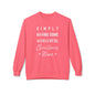 Christmas Wine Sweatshirt - "Simply Having Some Wonderful Christmas Wine" Holiday Crewneck