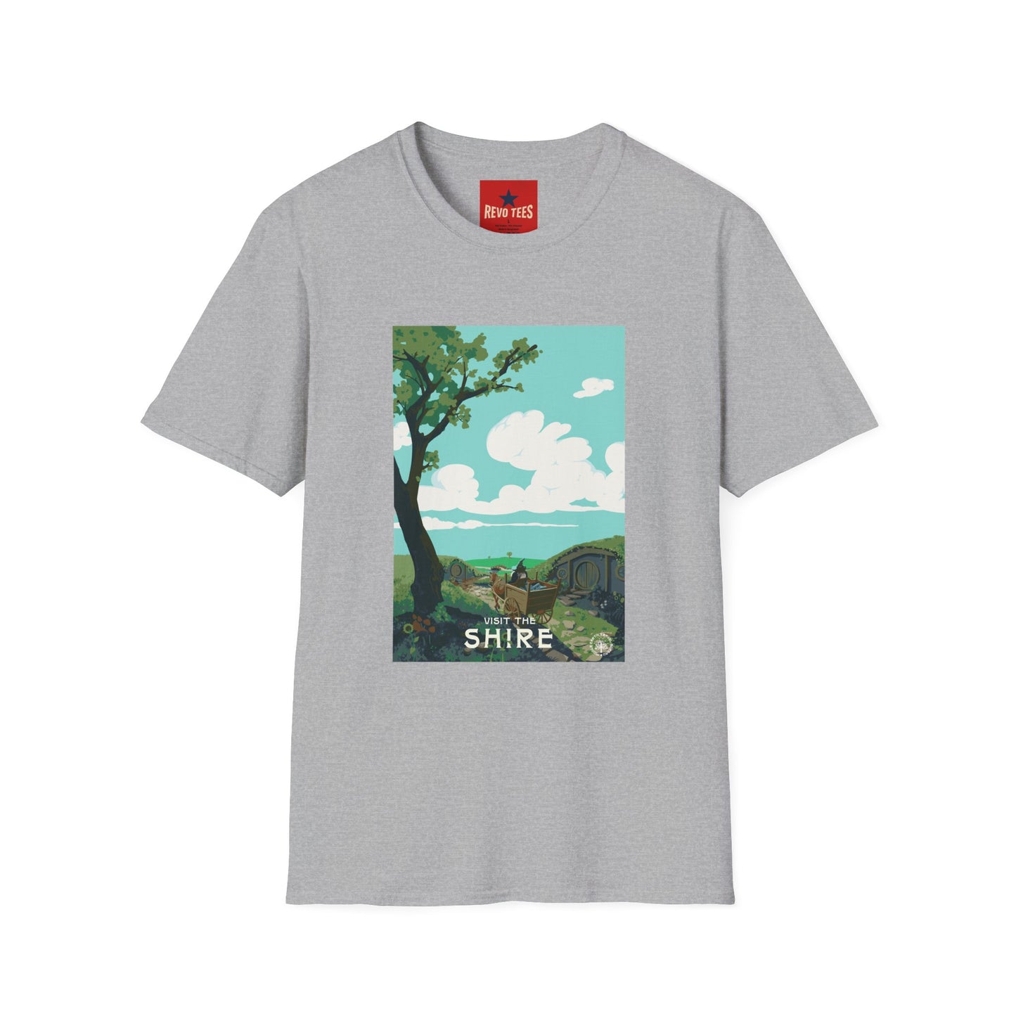 Lord of the Rings - The Shires Unisex Softstyle T-Shirt