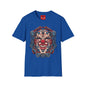 Mechanical Clown T-Shirt — Cyberpunk Robotic Mask Graphic Tee