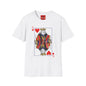 Revotees King of Hearts Vintage Playing Card Graphic T-Shirt - alternate view 2