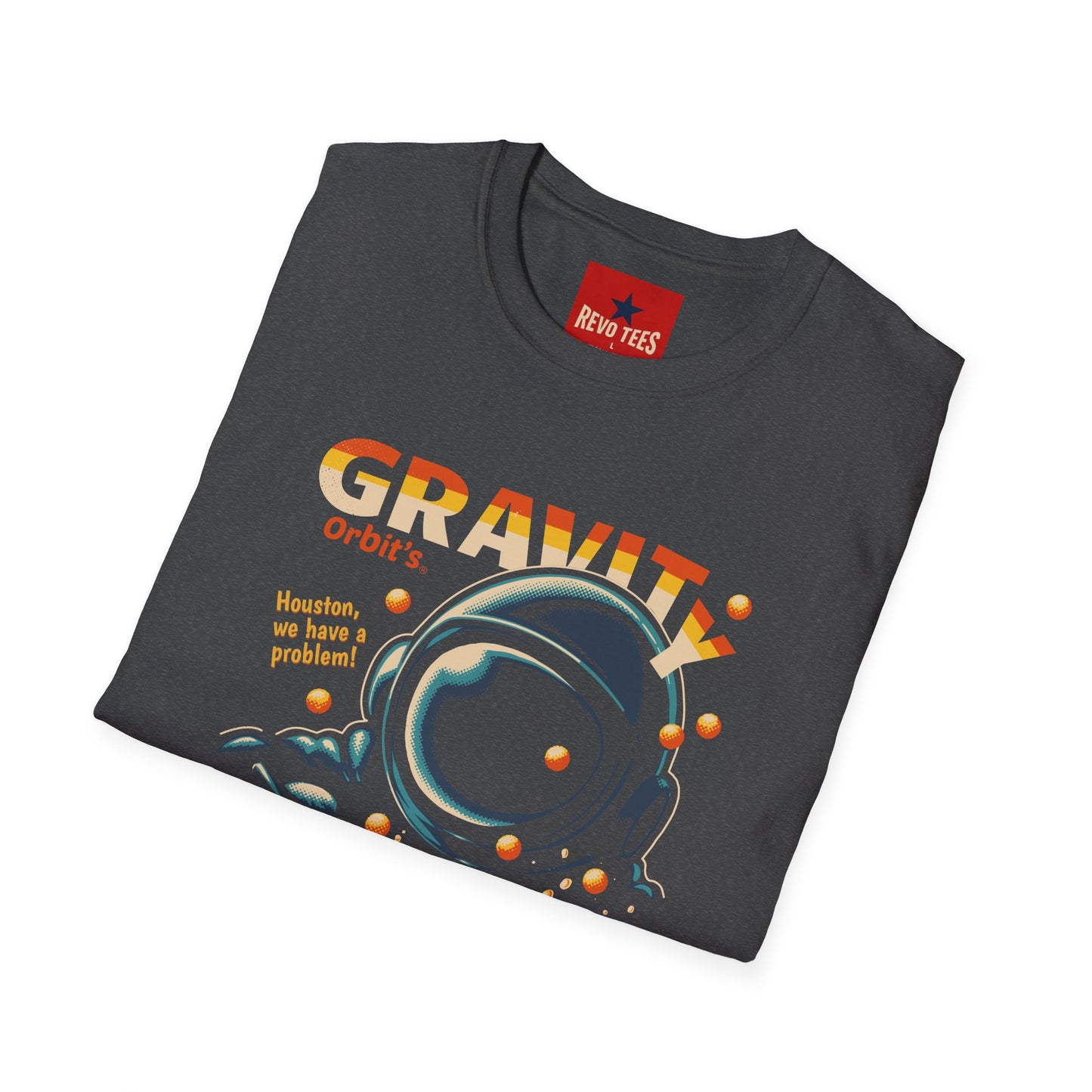 Gravity Orbit Astronaut T-Shirt — Retro Space Graphic Tee