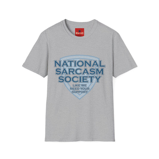 National Sarcasm Society - Unisex Softstyle T-Shirt