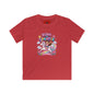 Kids Tee — "Born to Sparkle" Rainbow Unicorn Girl Shirt