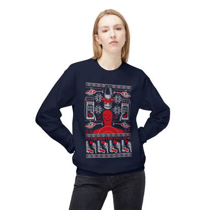 Lethal Knitting - Too Old For This Sh!t Christmas Ugly Sweater