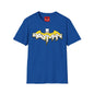 Bayman Logo T-Shirt — Retro Comic Bat Emblem Graphic Tee