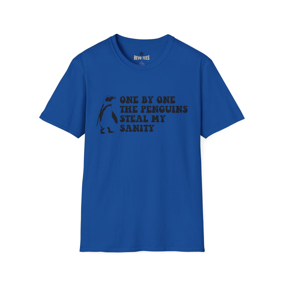Revotees Penguins Steal My Sanity Unisex Softstyle T-Shirt - alternate view 7