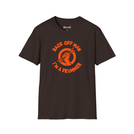 Revotees Back Off Im a Drummer Softstyle T-Shirt