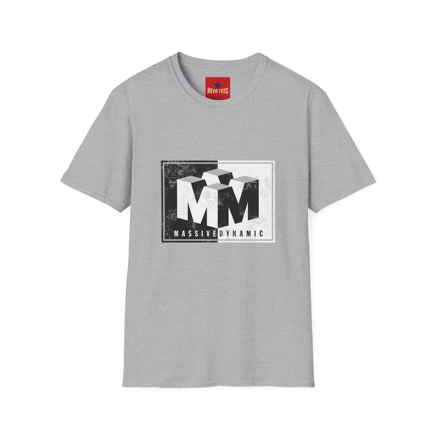 Massive Dynamic Logo T-Shirt — Distressed Graphic Tee