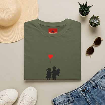 Banksy Boy & Girl - Unisex Softstyle T-Shirt
