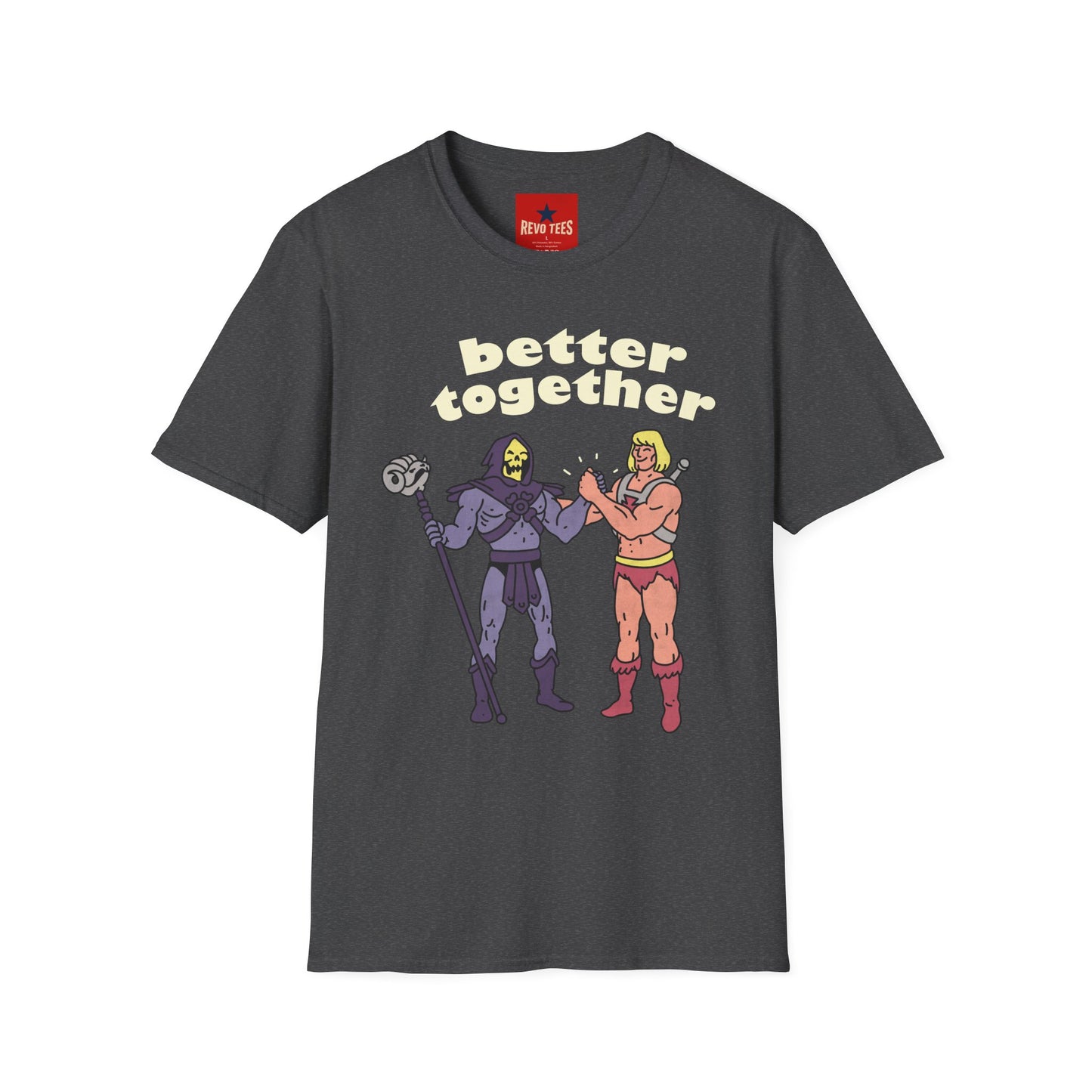 Better Together T-Shirt — Skeletor & He-Man Retro Graphic Tee