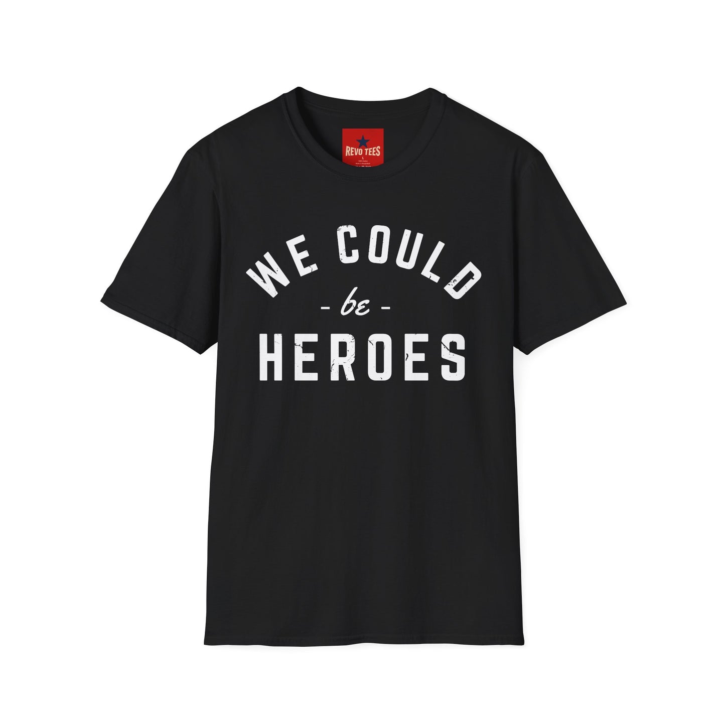 We Could Be Heroes - David Bowie - Unisex Softstyle T-Shirt