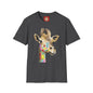 Giraffe Watercolor T‑Shirt — Colorful Painted Giraffe Tee