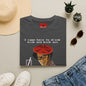 Graphic T‑Shirt — "I Came Here to Drink Milk and Kick Ass" Retro Pixel Design