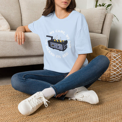T‑Shirt — “We Came, We Saw, We Kicked Its Ass” Grill/BBQ Crew Tee