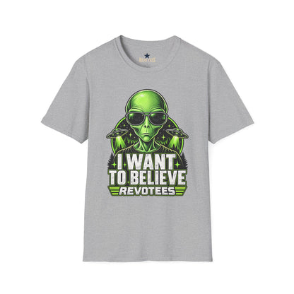REVOTEES - I Want to Believe Alien T-Shirt