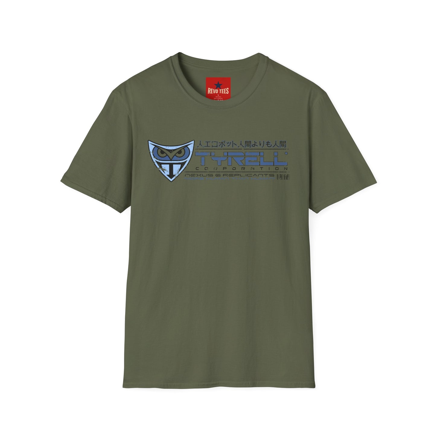 Tyrell Corporation Retro Cyberpunk T‑Shirt — Japanese Sci‑Fi Logo