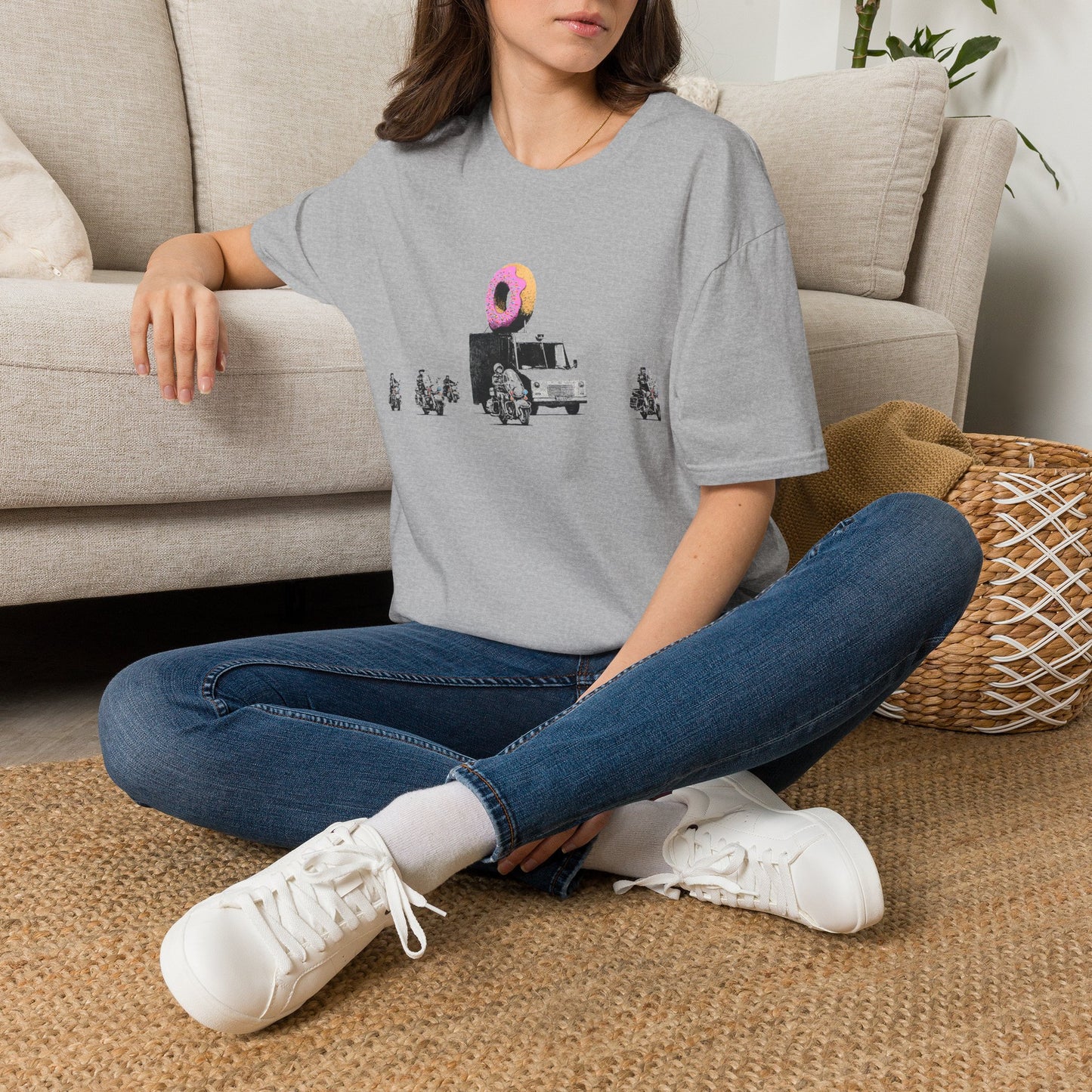 Banksy T-Shirt — Retro Donut Food Truck Tee