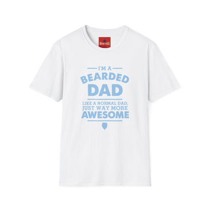 Bearded Dad T‑Shirt — "I'm a Bearded Dad" Funny Father's Day Tee