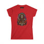 Day of the Dead "Death" Skull Tee — Women's Gothic Floral Graphic Shirt