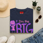 Big Sister T-Shirt — "I'm the Big Sister" Cute Pink & Purple Kids/Family Tee