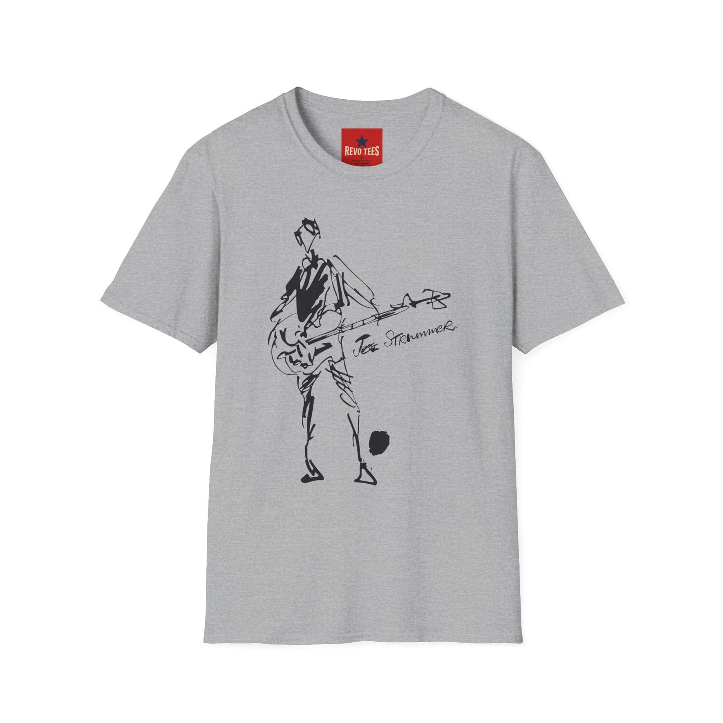 The Clash - Joe Strummer Sound Check - By Ray Lowry - Unisex Softstyle T-Shirt