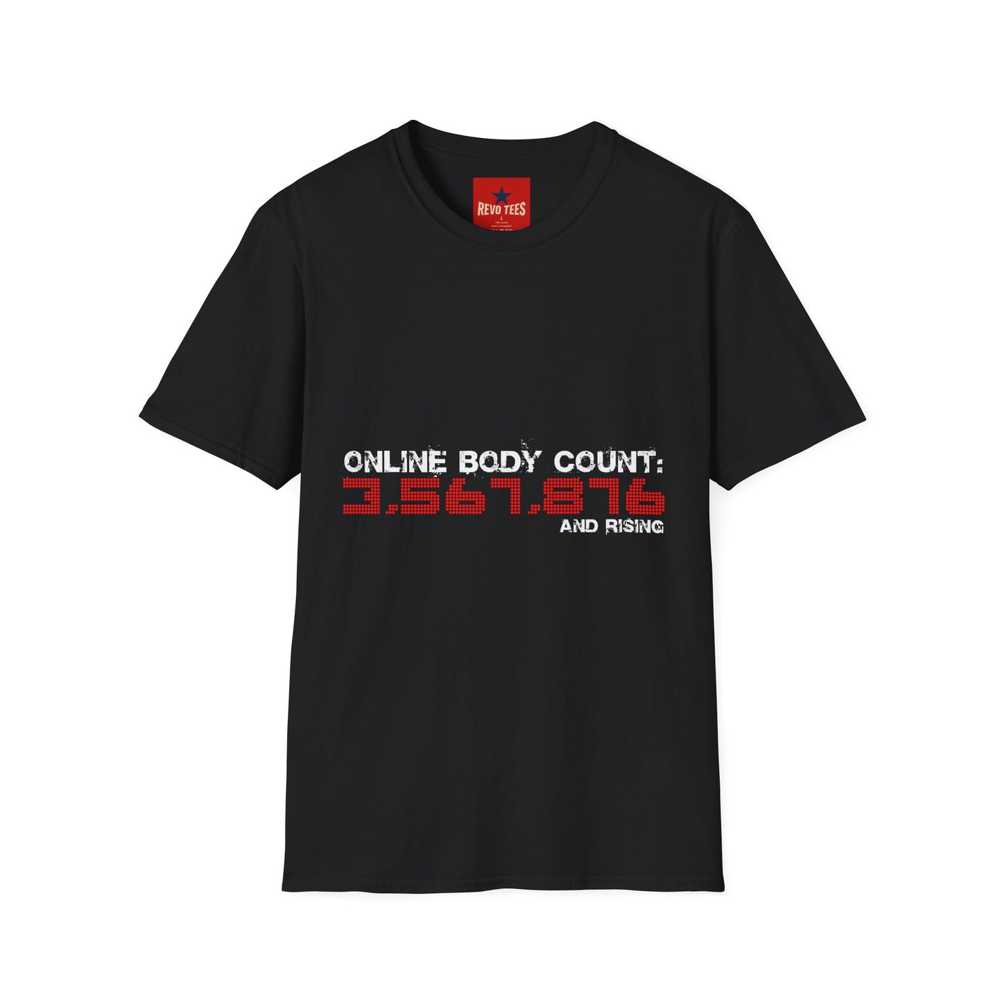 Online Body Count - Unisex Softstyle T-Shirt