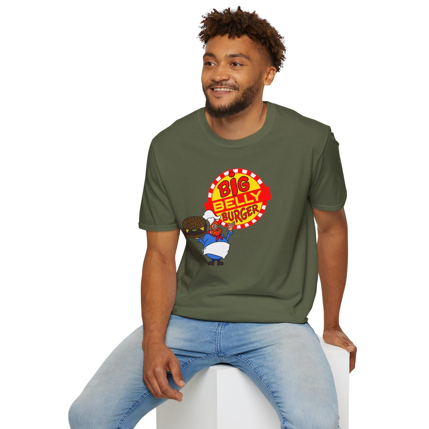 Big Belly Burger T-Shirt — Retro Fast Food Graphic Tee