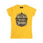 Women's Witchy Tee — "Which Witch Won't Want Wonder" Gothic Halloween Shirt