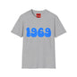 1969 Retro Year T-Shirt — Vintage 60s Birthday / Anniversary Tee