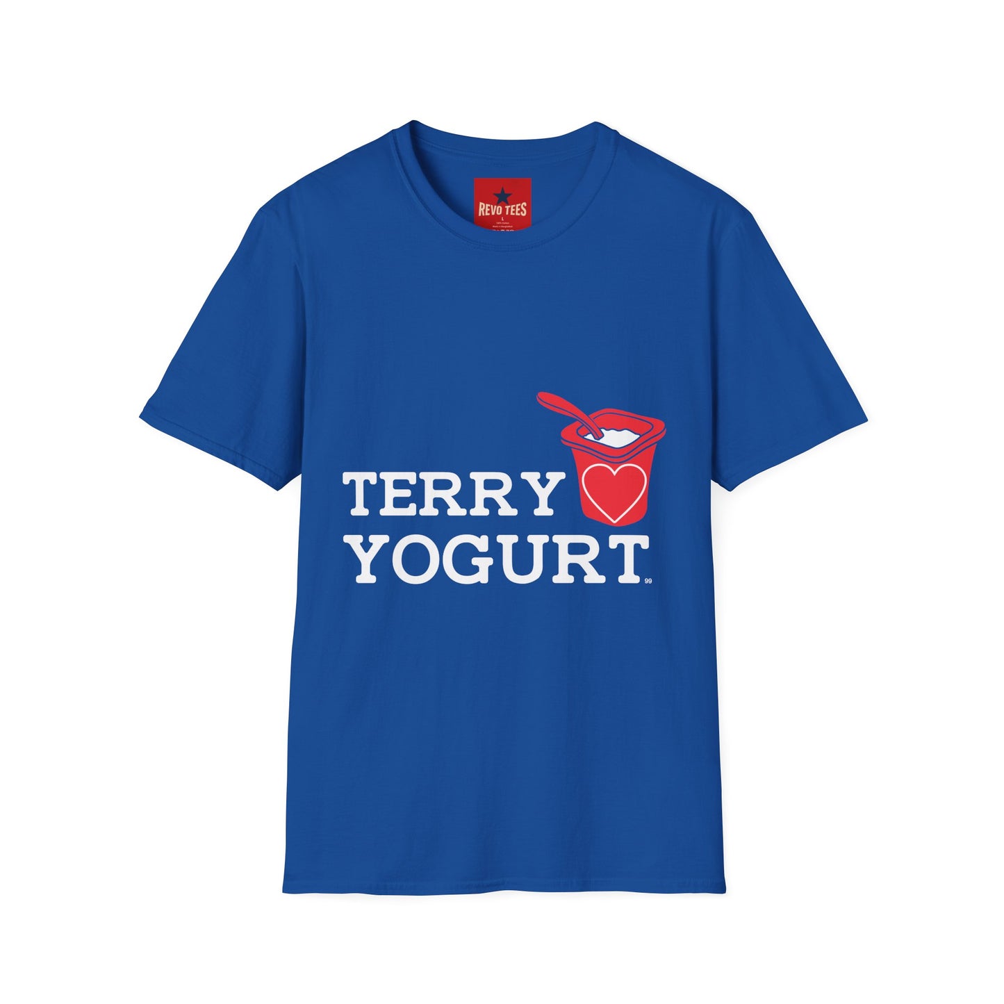 Terry Yogurt T-Shirt — Cute Yogurt Spoon Graphic Tee