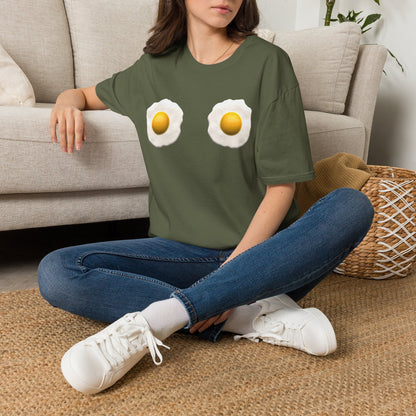 Eggs On My Mind T‑Shirt — Funny Fried Egg Graphic Tee