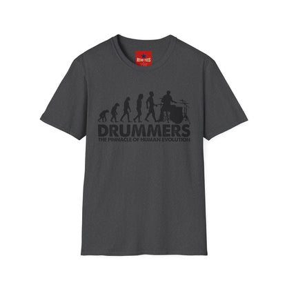 Evolution of Drummers - Unisex Softstyle T-Shirt