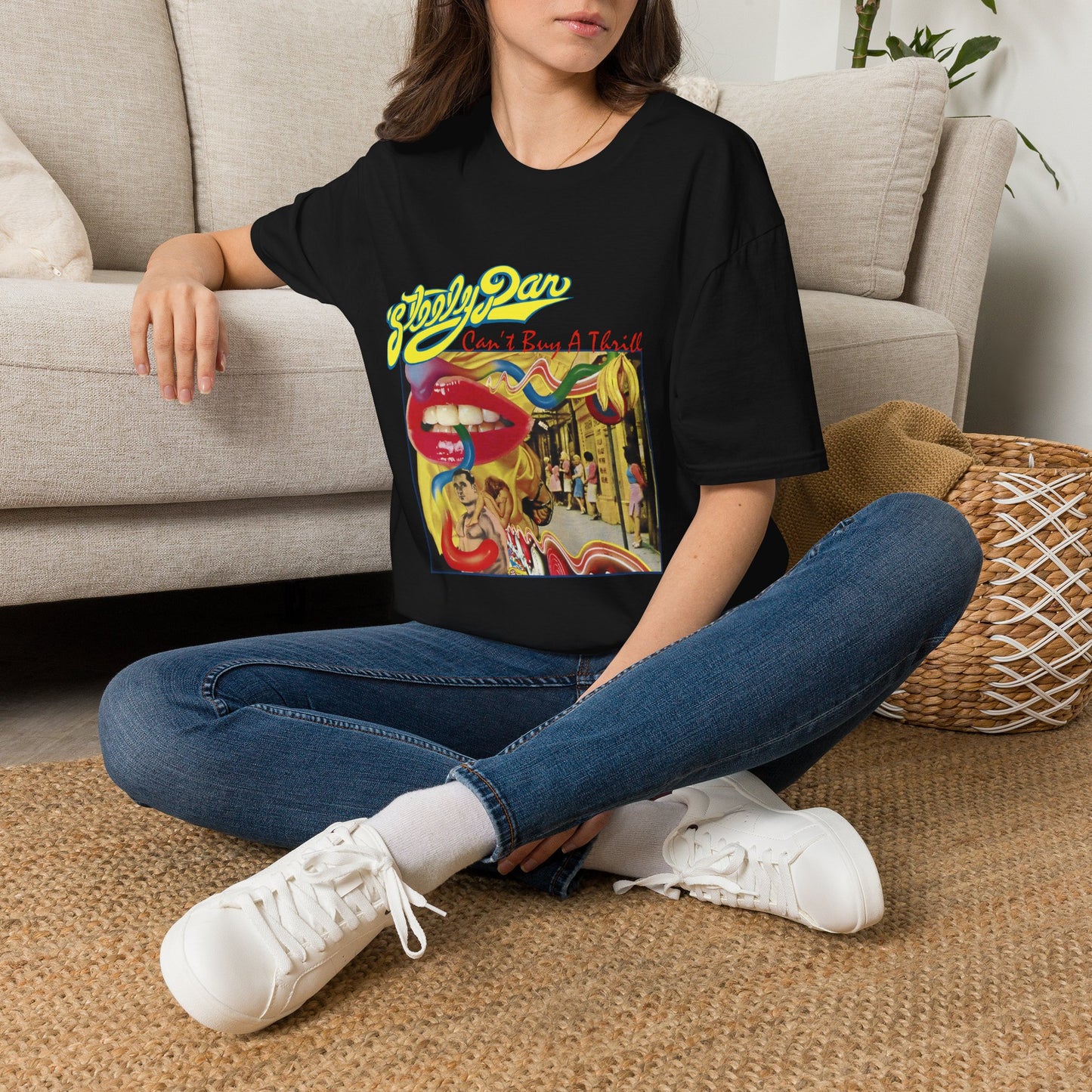 Steely Dan "Can't Buy a Thrill" Retro Album Art T-Shirt