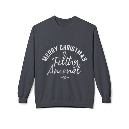Merry Christmas Ya Filthy Animal Crewneck Sweatshirt