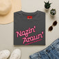 Nozin' Aroun' T‑Shirt — Retro Pink Script Casual Tee