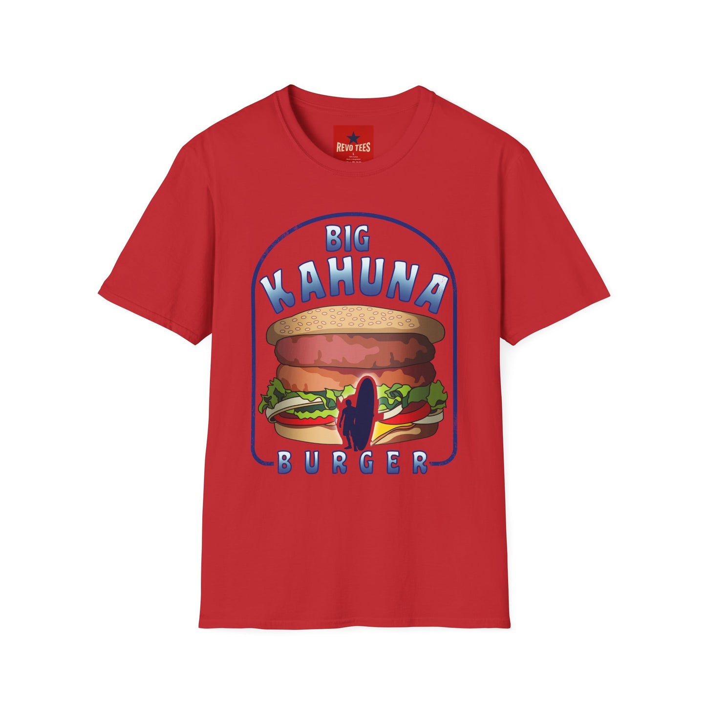 Big Kahuna Burger T-Shirt — Retro Surf-Inspired Burger Graphic Tee