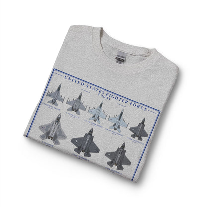 USAF Selection Today's Fleet of Fighter Jets - Long Sleeve Tee
