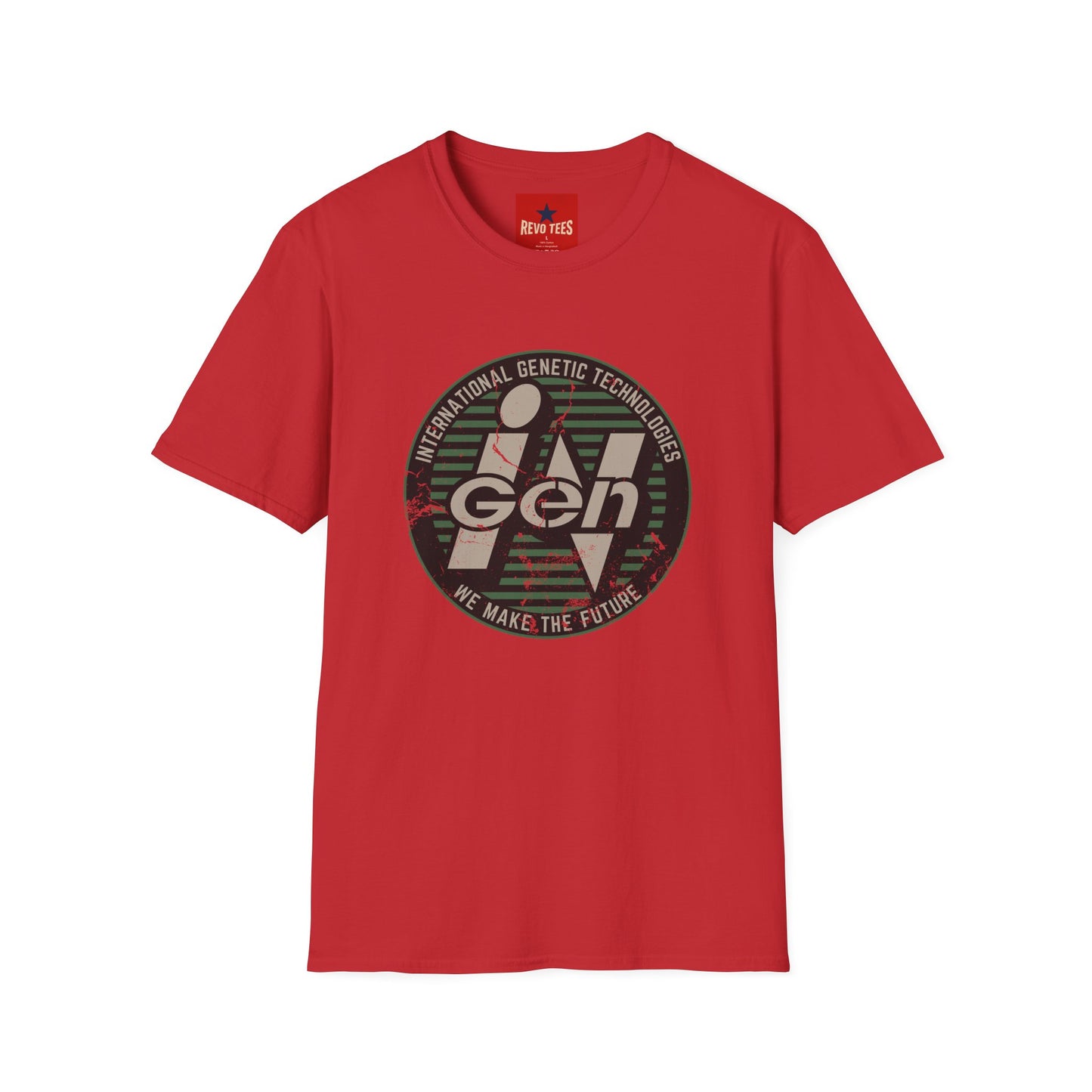 Gen Logo T-Shirt — Vintage 'International Genetic Technologies' Graphic Tee