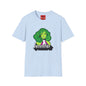 Green Hair Girl T-Shirt — Personalized Name Graphic Tee (e.g., Jennifer)